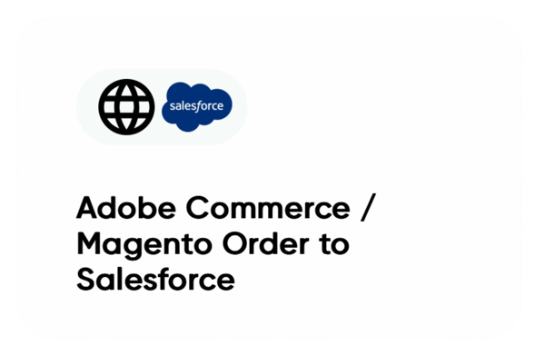 Adobe commerce to salesforce